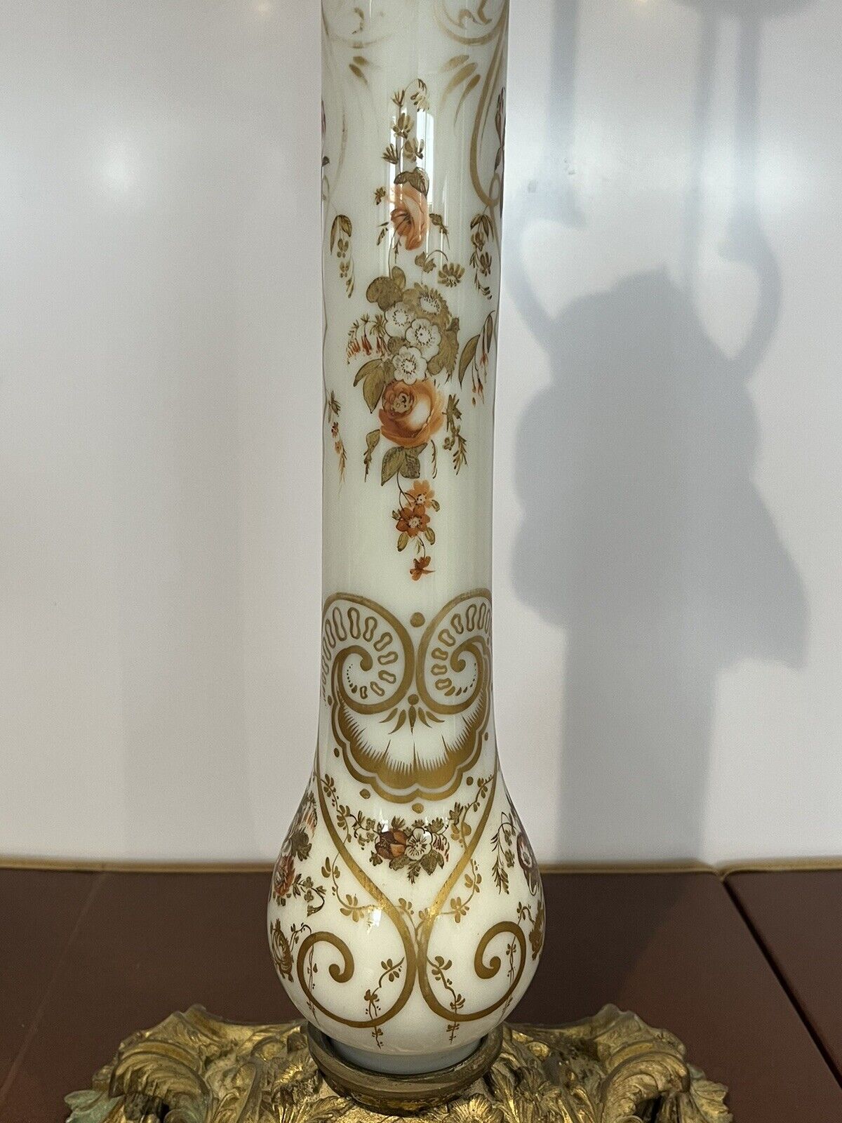 19th Century Palmer & Co Candle Table Lamp