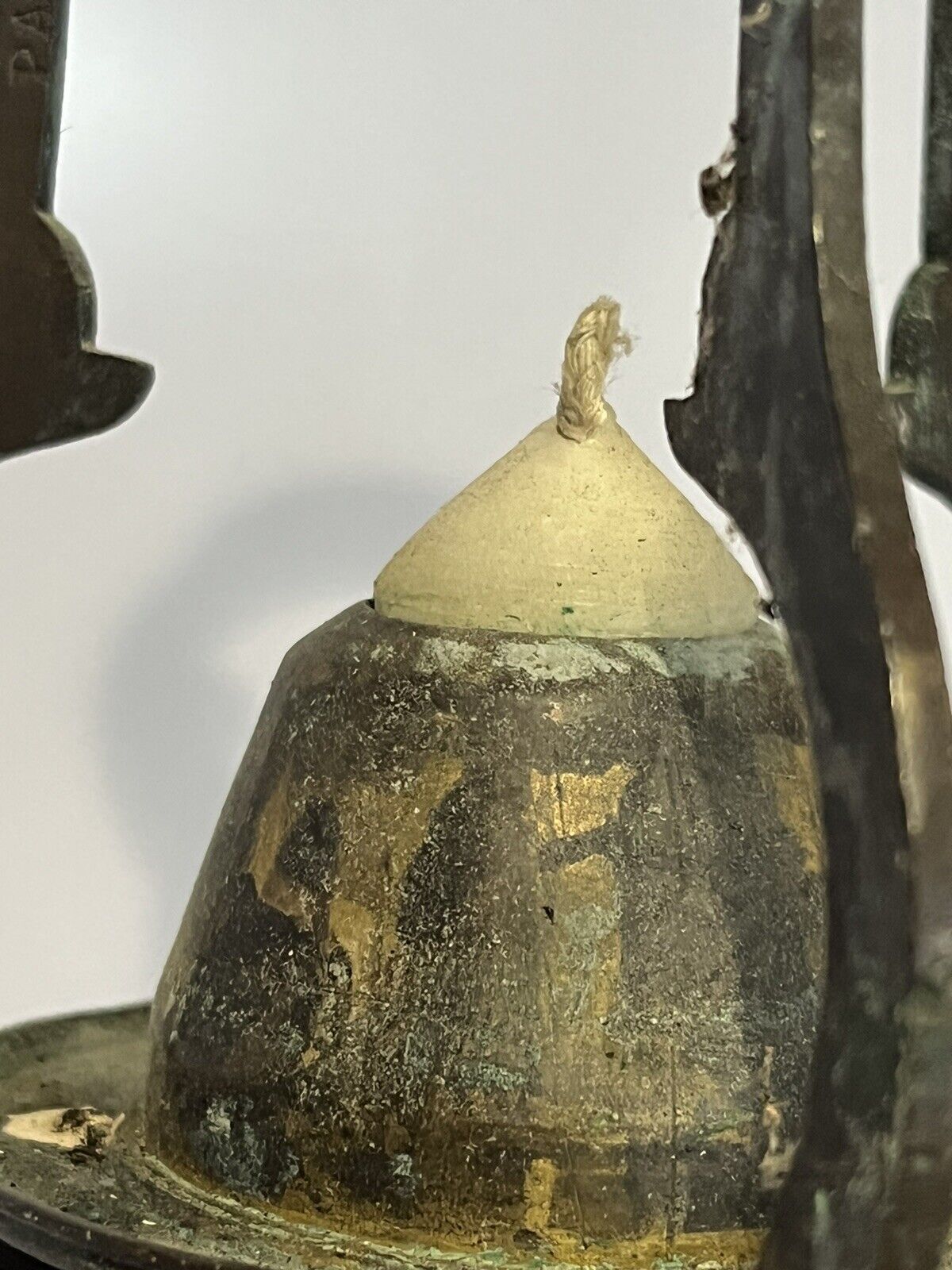 19th Century Palmer & Co Candle Table Lamp