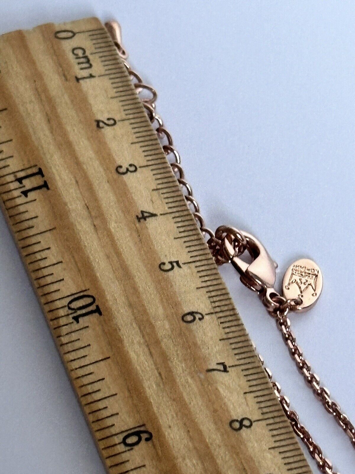 Rose Gold Plated Teardrop Necklace Made With Swarovski Crystal