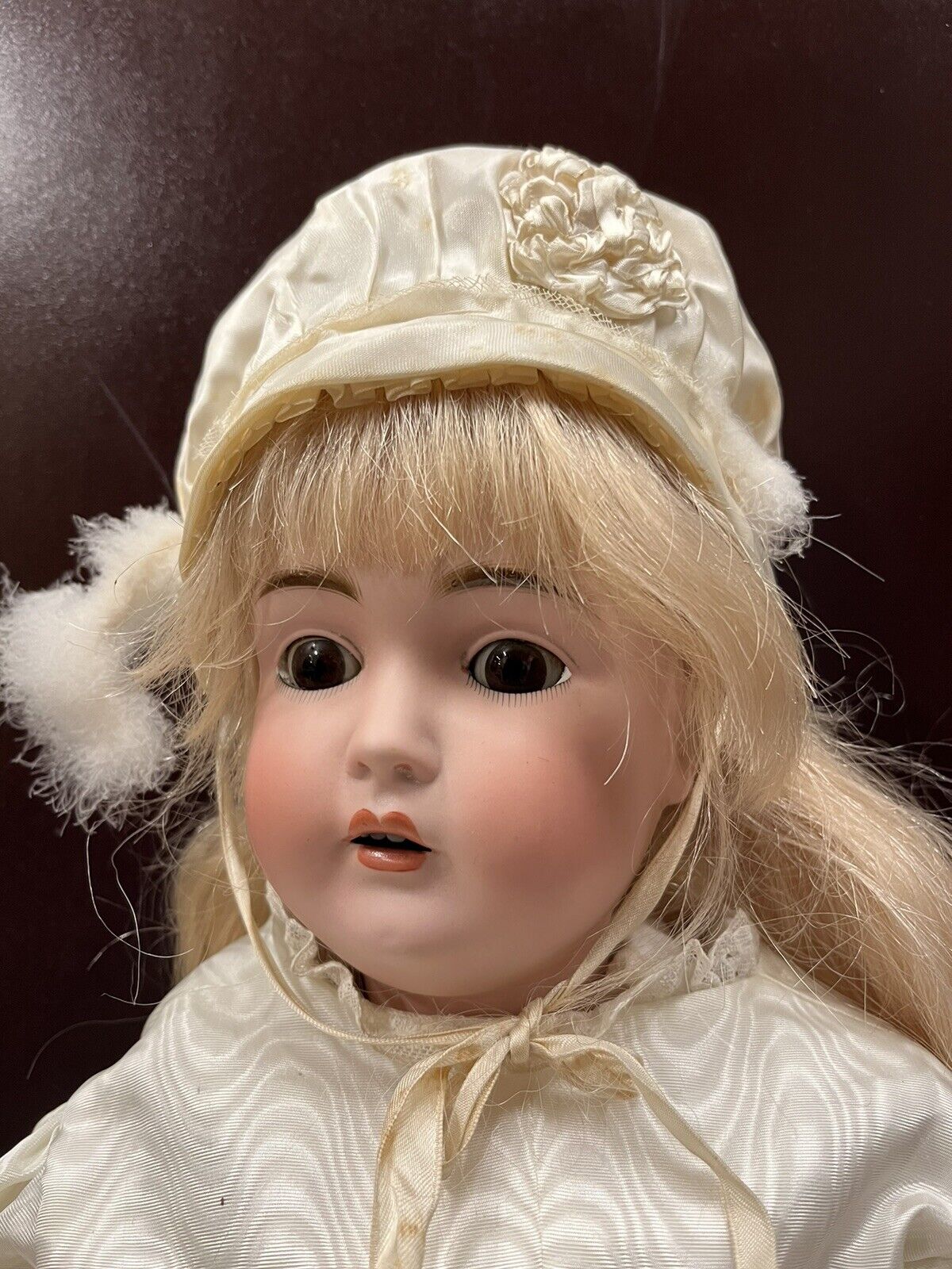 German Bisque headed doll composition body and with impressed Marks To Head