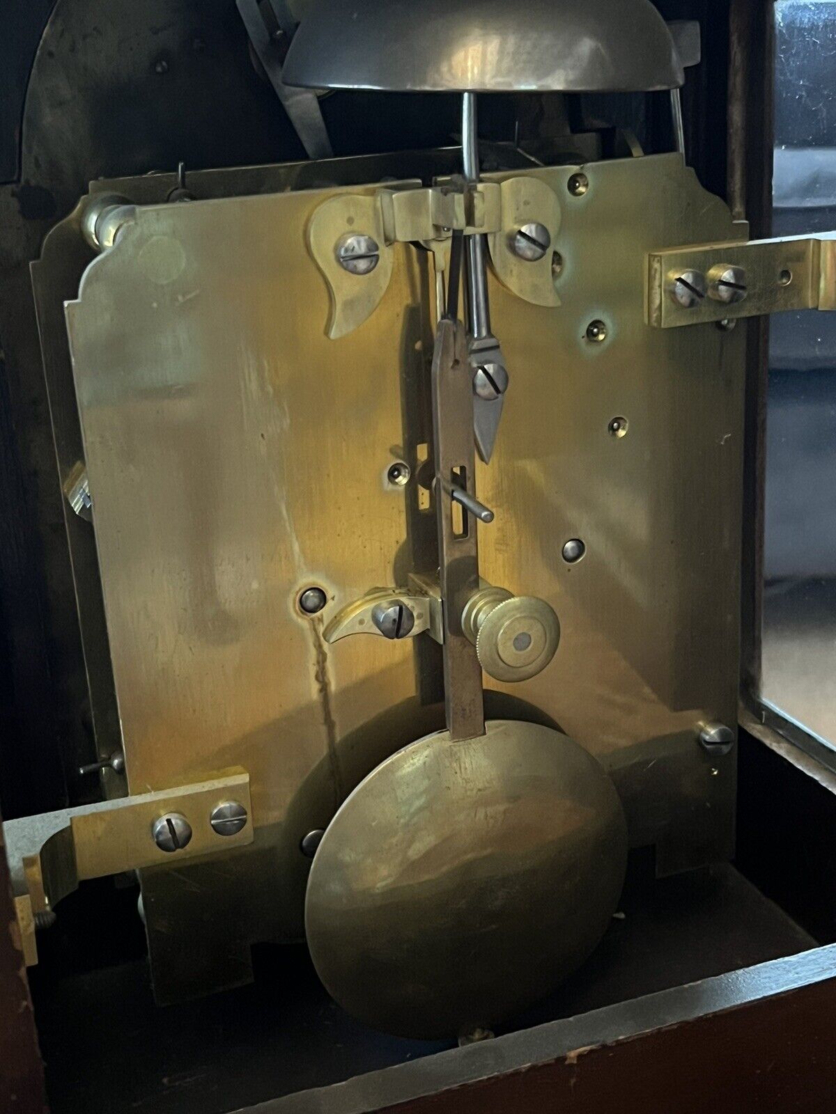 Antique Twin Fusee Bracket Clock