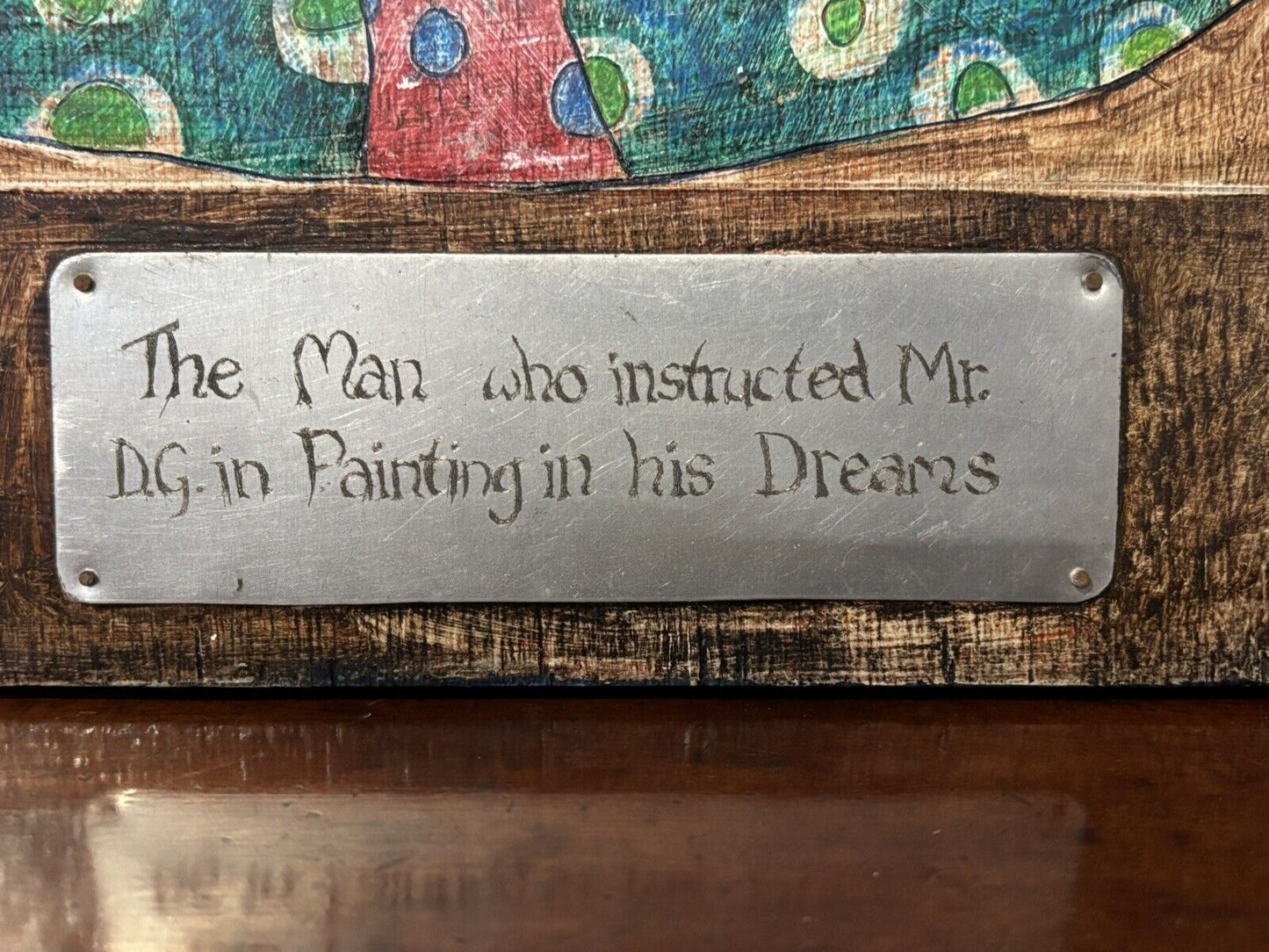 The Man That Instructed Mr DG In Painting In His Dreams, By David Grimbleby 1982