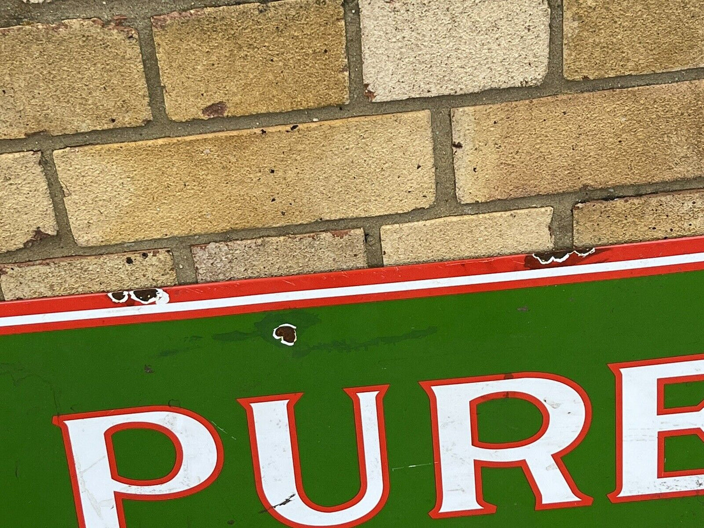 Drugstore Enamel Sign, large in size, heavy and good quality. WE SHIP WORLDWIDE
