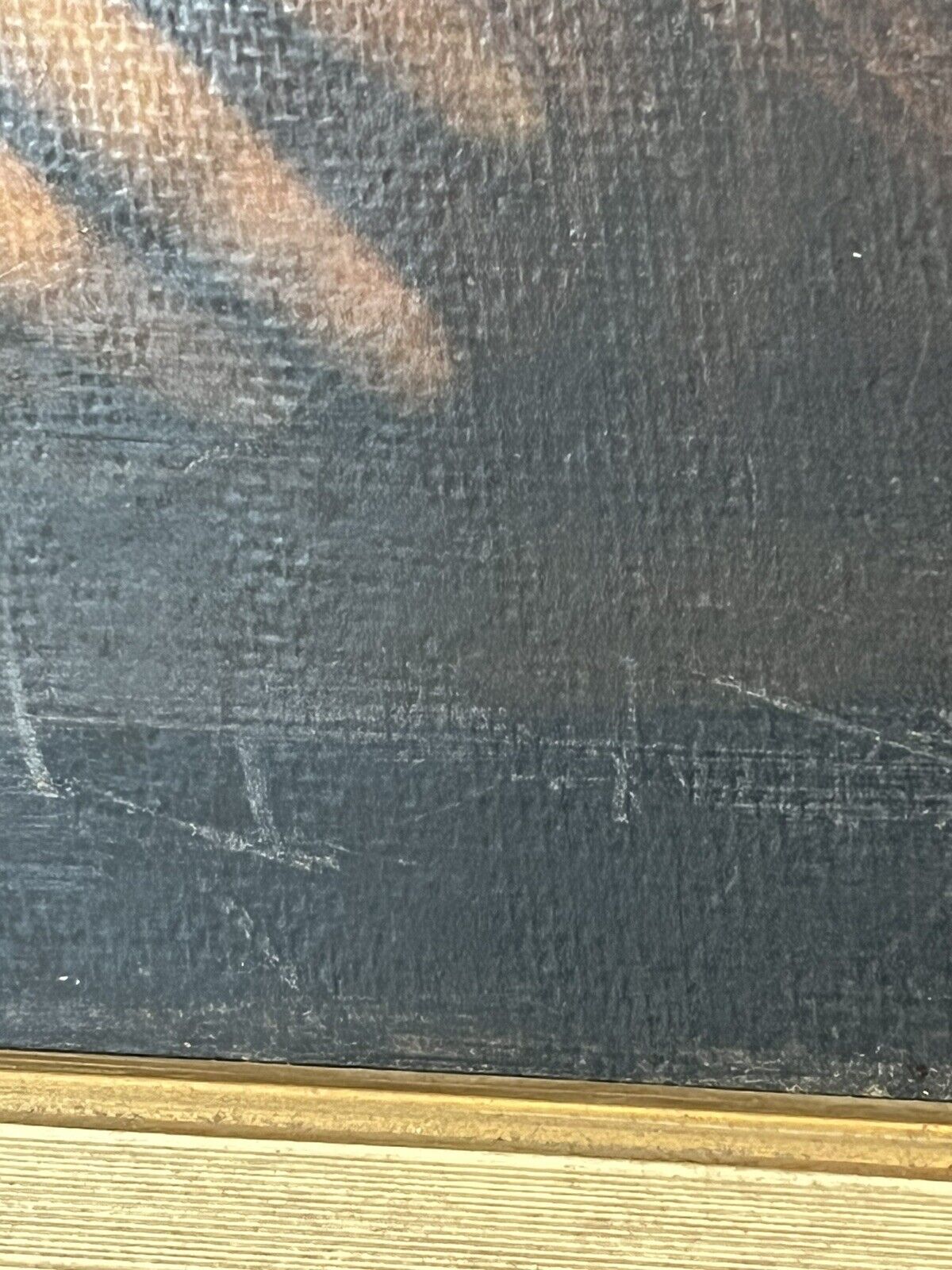 Mid Century Framed Mona Lisa Print