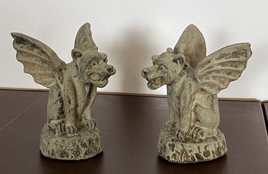 Winged Gargoyle Candle Holders