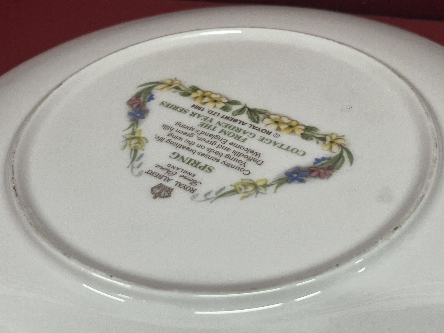 Royal Albert Cottage Garden Year Series. Spring, Summer , Autumn & Winter