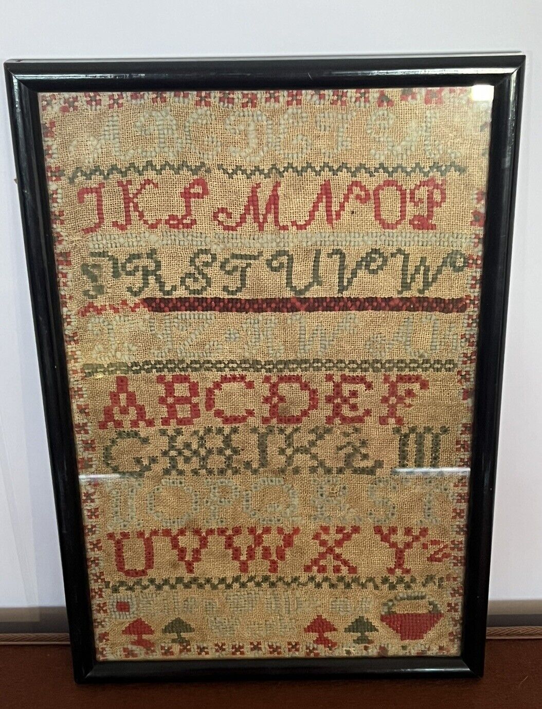 Antique Sampler By Ellen Williams