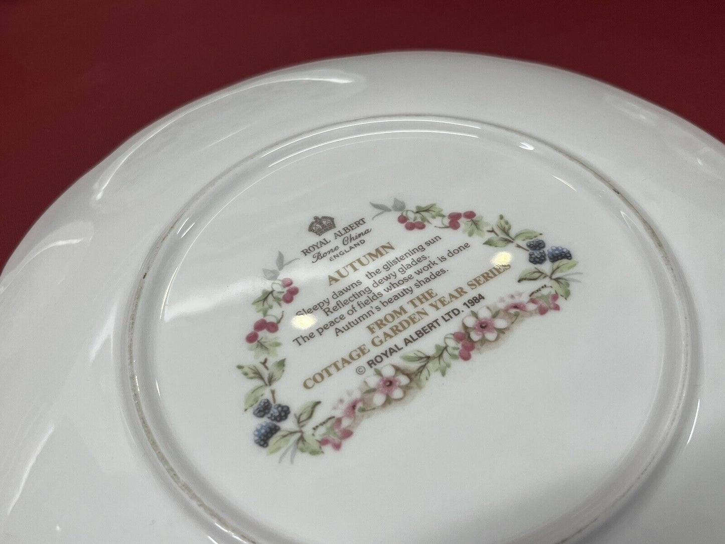 Royal Albert Cottage Garden Year Series. Spring, Summer , Autumn & Winter