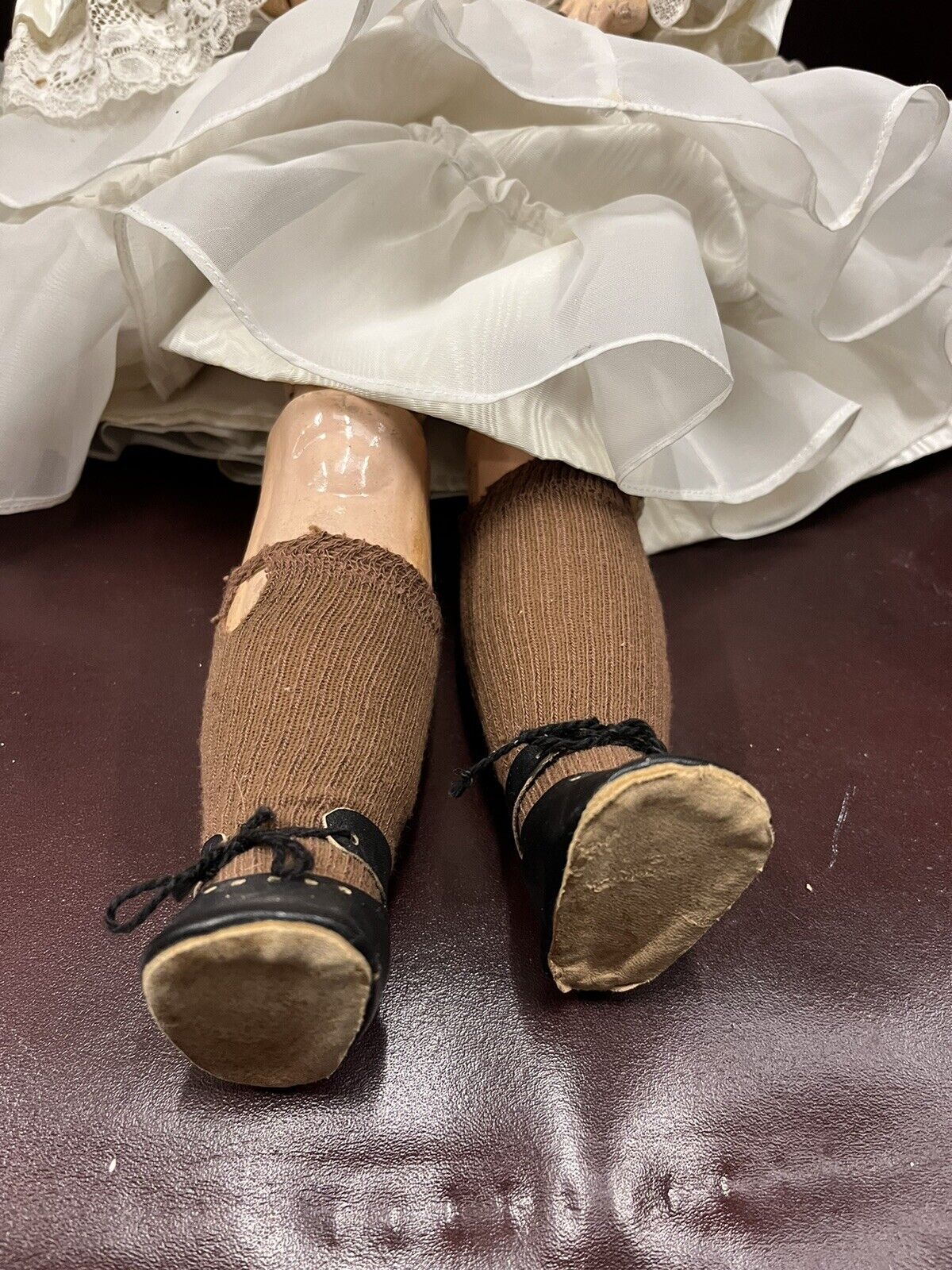German Bisque headed doll composition body and with impressed Marks To Head