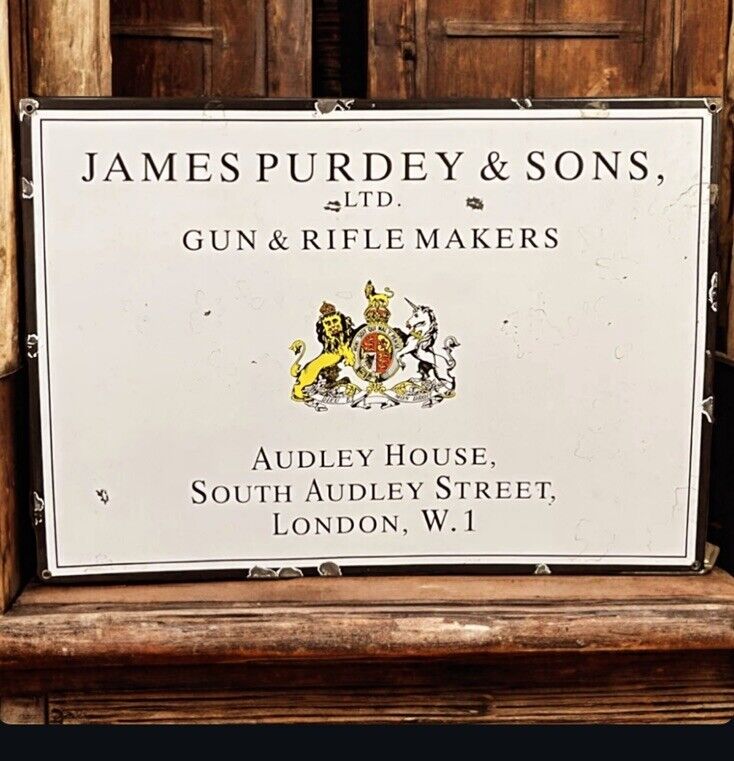 James Purdy & Sons Enamel Sign. We ship Worldwide. – ANTIQUES & CHIC