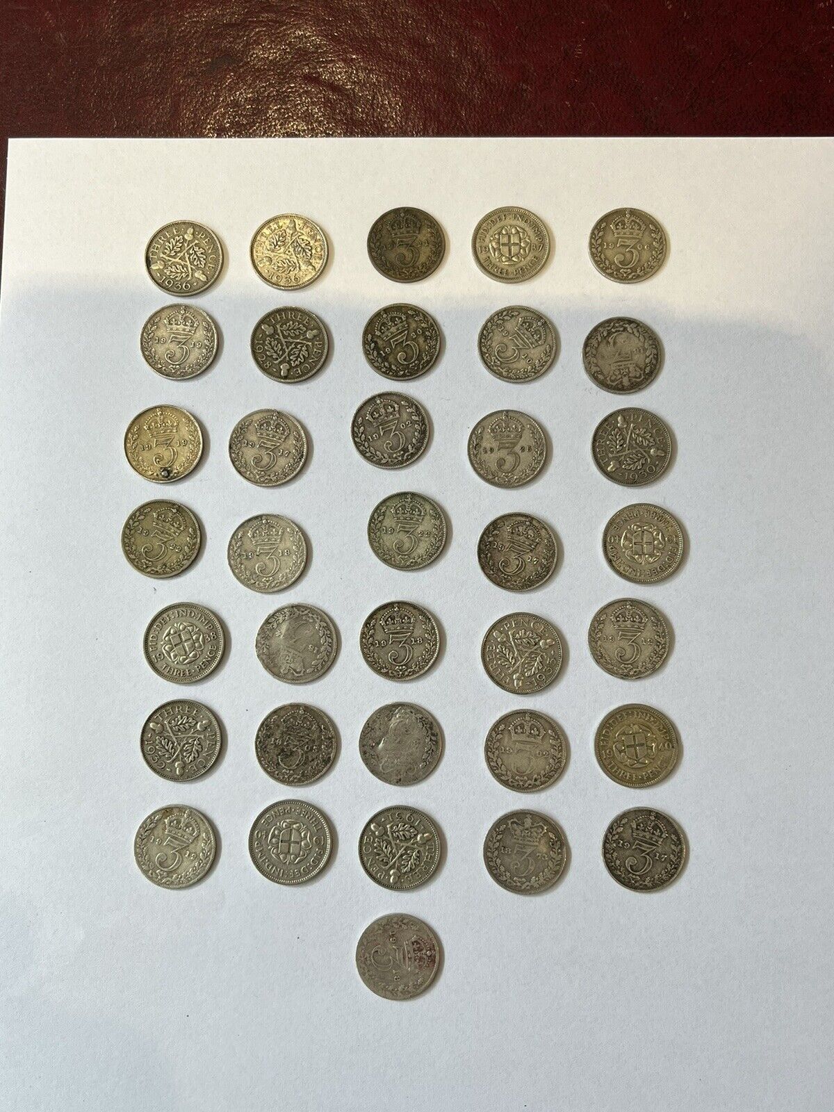 Silver Threepence Collection