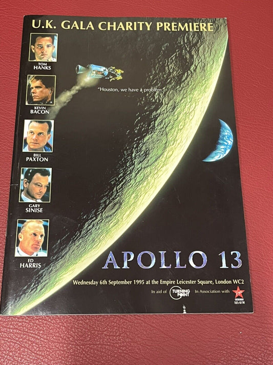 Apollo 13 UK Charity Premier Film Programme.