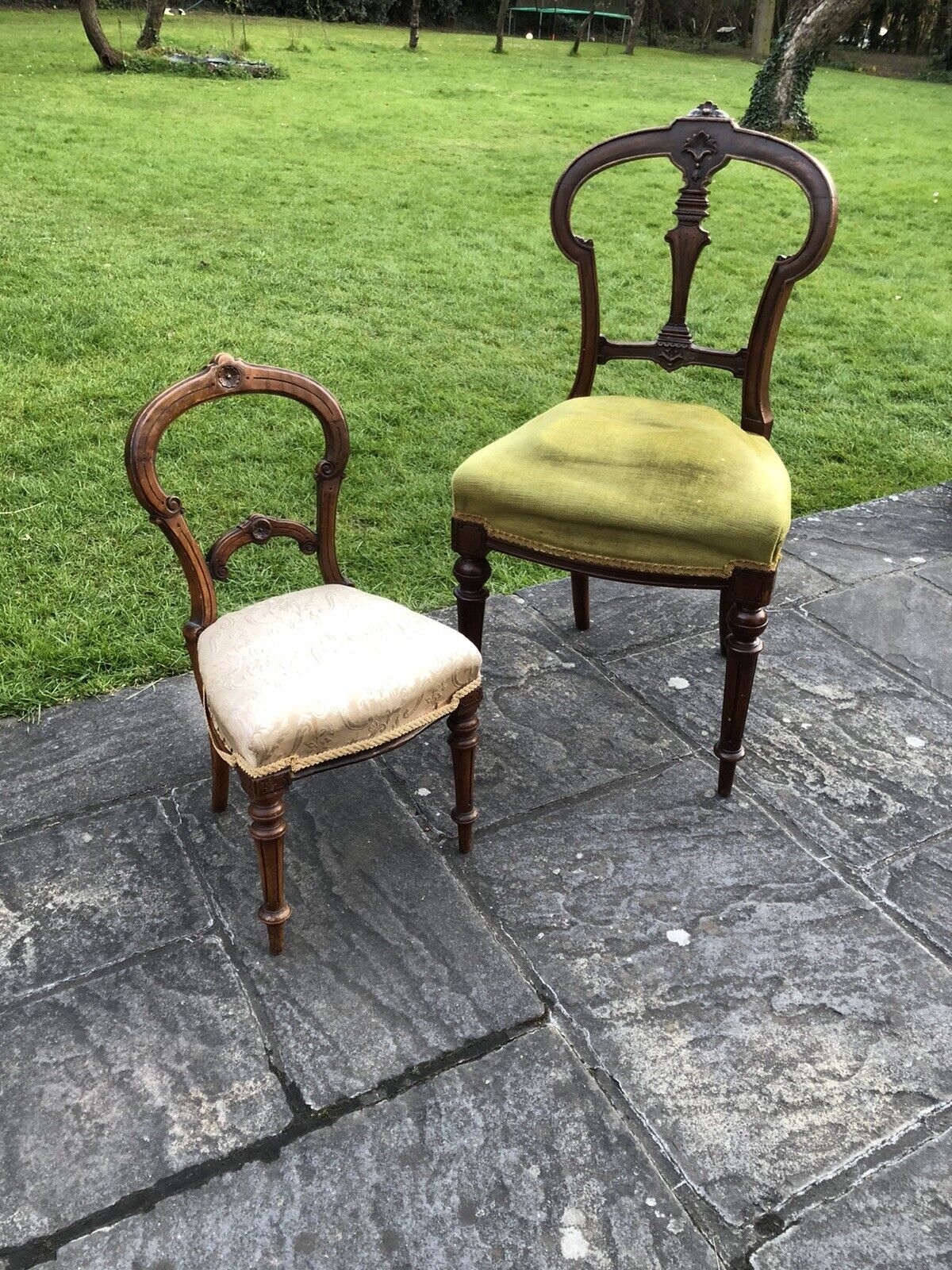 Antique Salesman Sample Chair, Made & Used By W Wallace Of Curtain Rd, London.