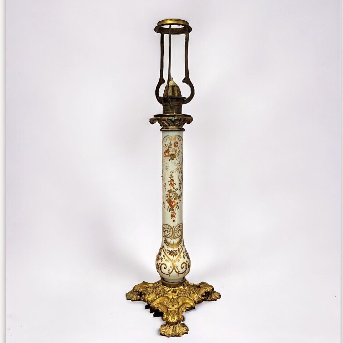 A 19th Century Palmer & Co Candle Table Lamp