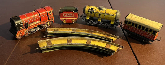 Chad Valley Clockwork Train Set