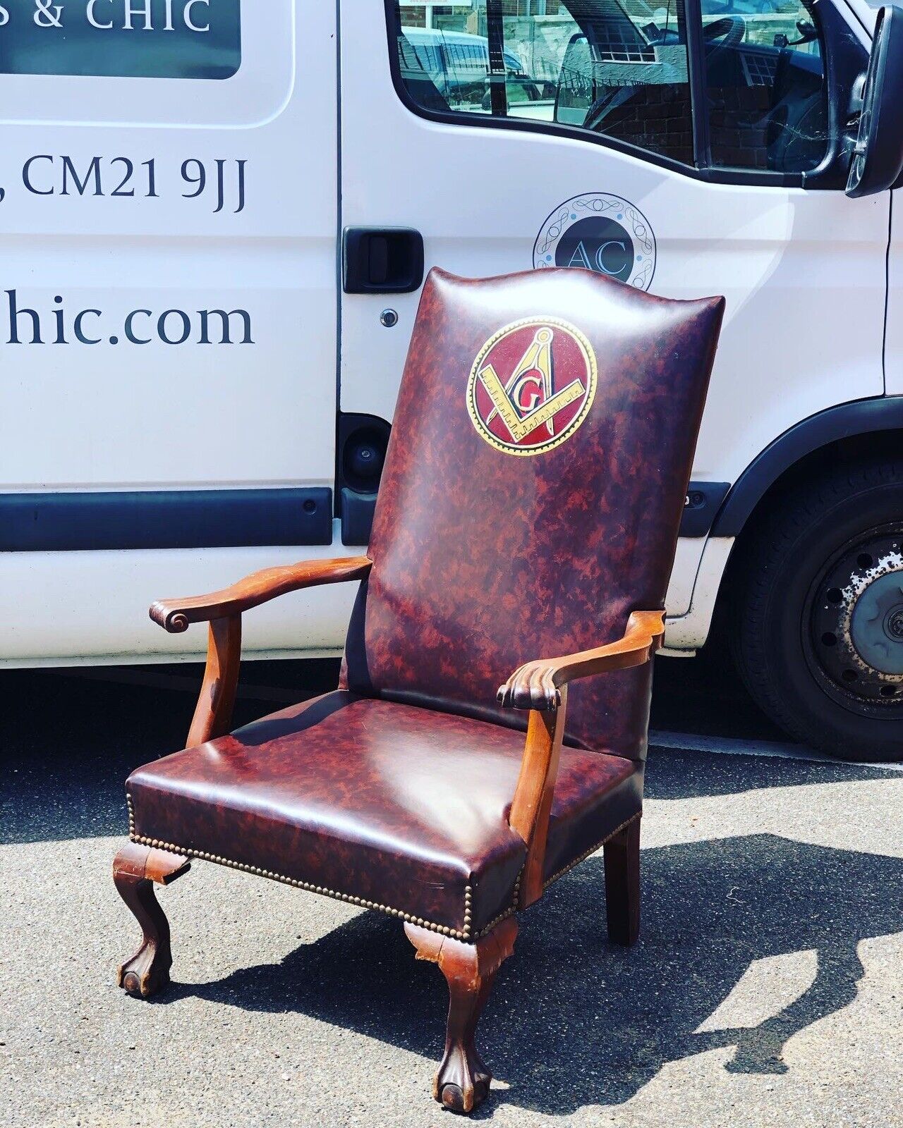 Masonic Lodge Armchair
