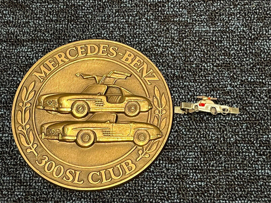 Mercedes 300SL Owners Plaque & Tie Pin