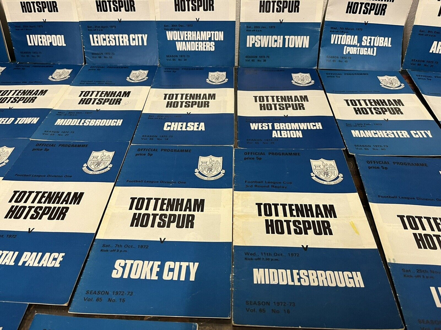 Tottenham Hotspur 1972-73 Season 26 Programmes