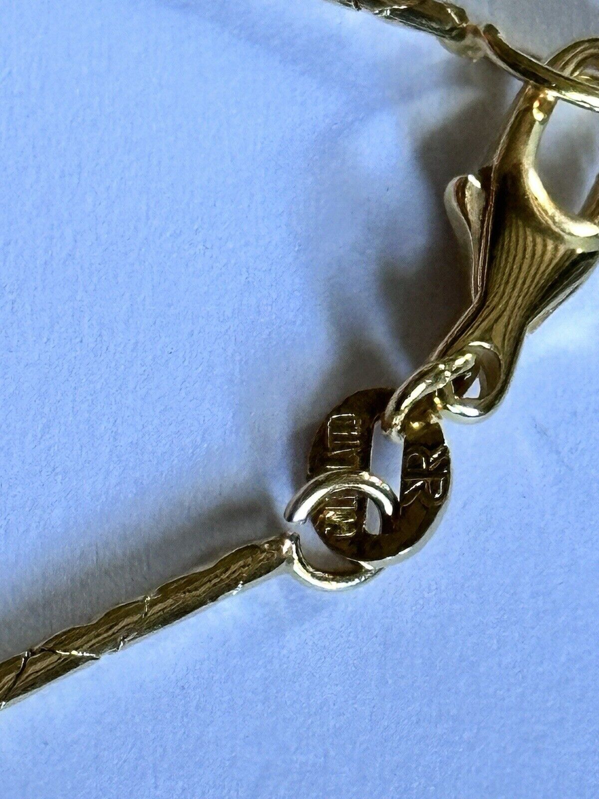 Vintage Blue Cabochon Silver Gold Tone Diamanté Necklace Clip On Earring Set