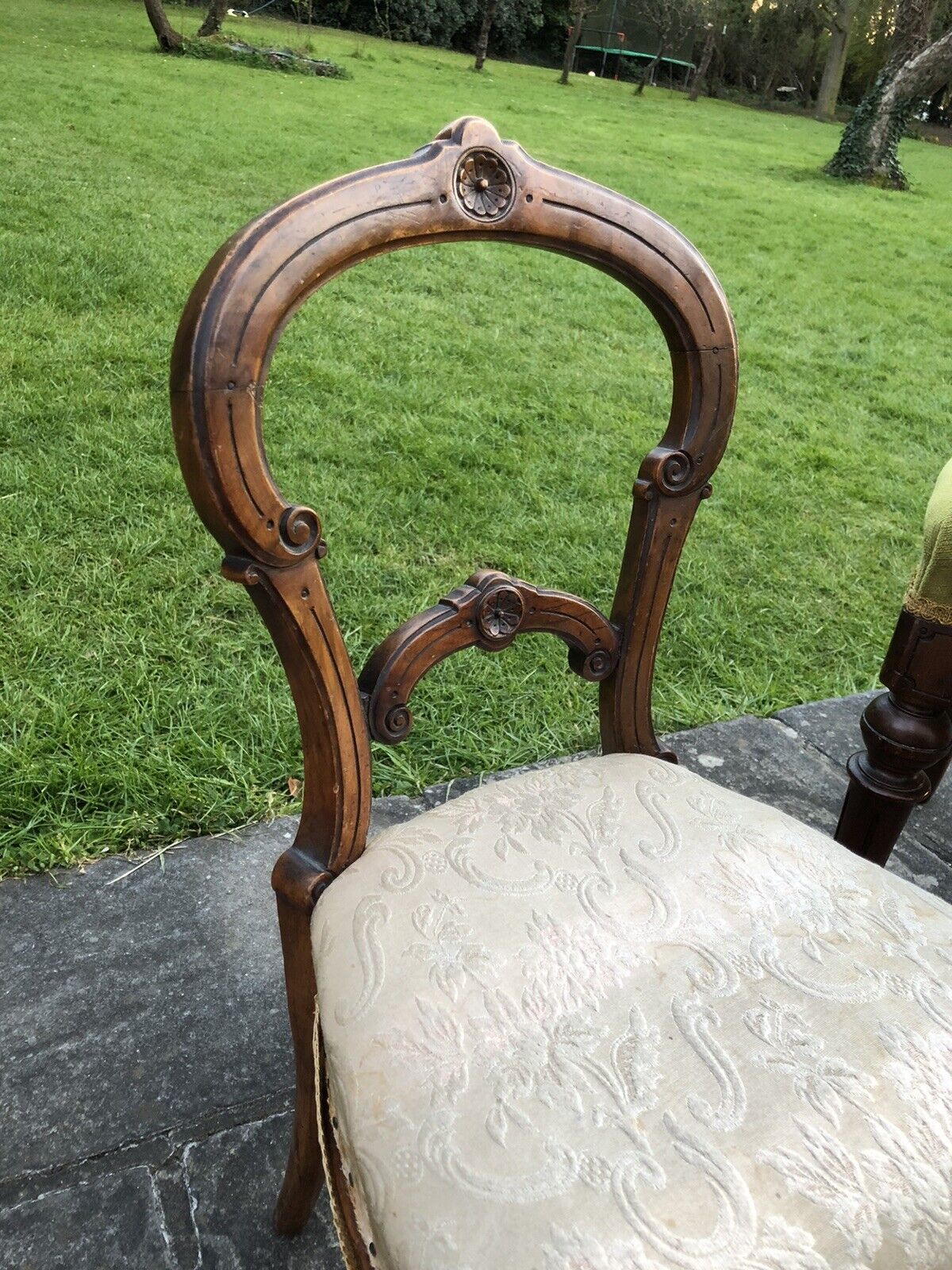 Antique Salesman Sample Chair, Made & Used By W Wallace Of Curtain Rd, London.
