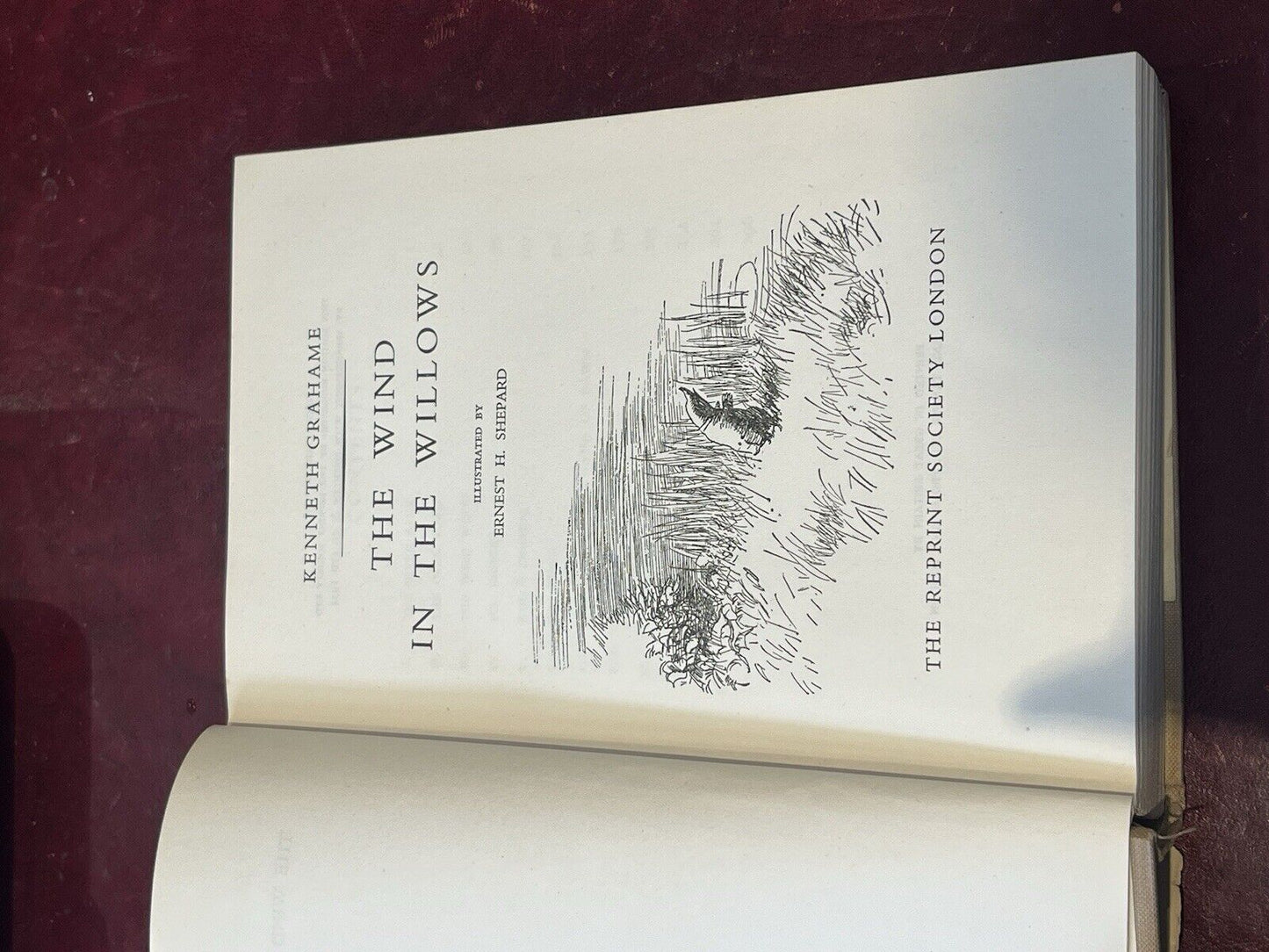 The Wind In The Willows. Kenneth Grahame, Illustrated By E H Shepard