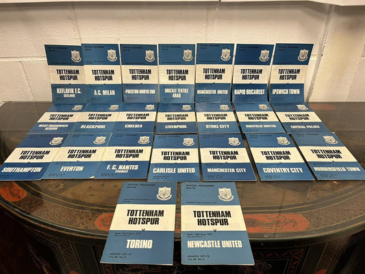 Tottenham Hotspur 1971-72 Season 23 Programmes