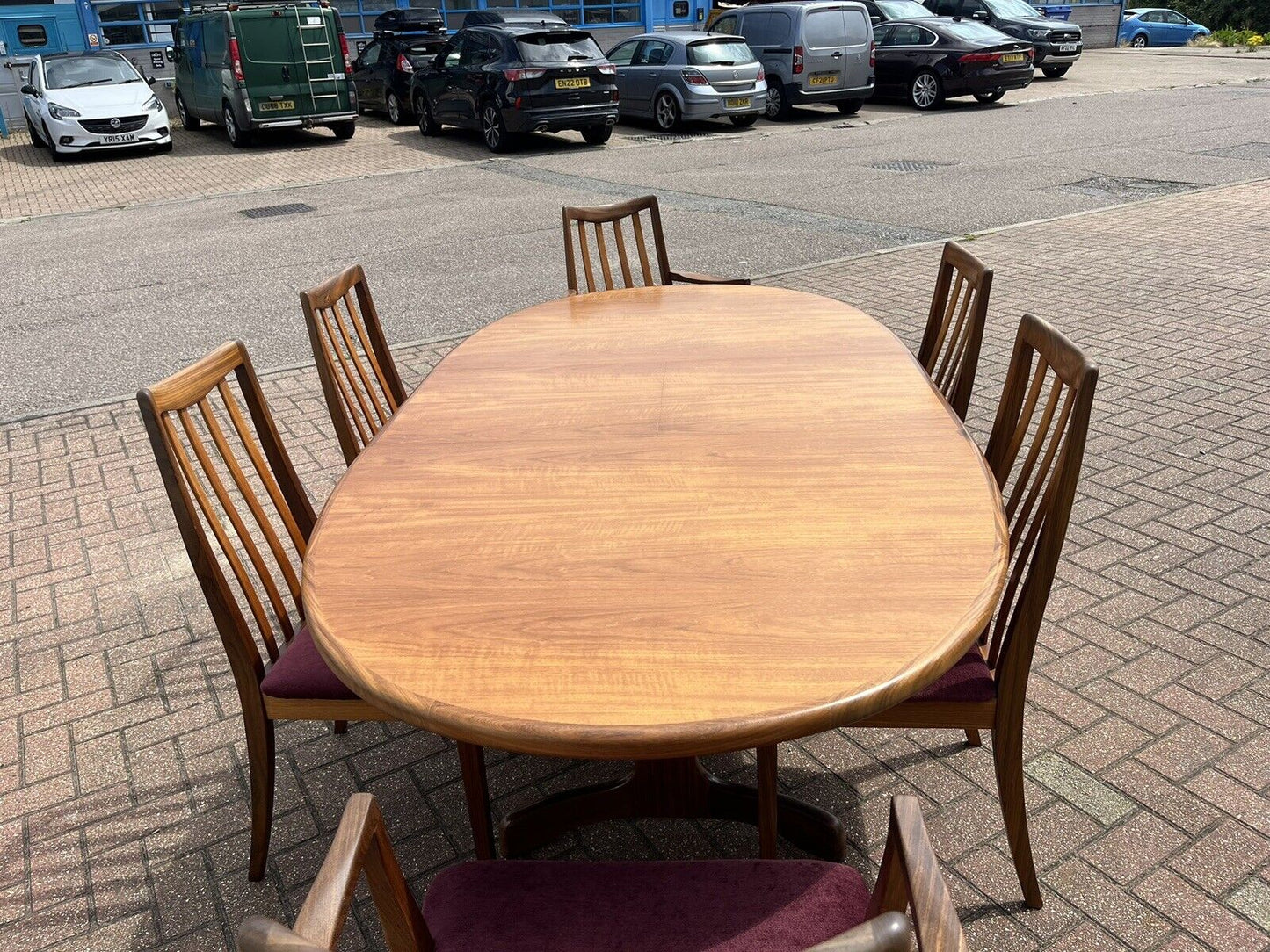 Mid Century G-Plan Extending Dining Table & 6 Chairs