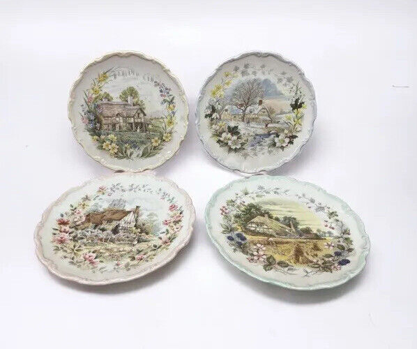 Royal Albert Cottage Garden Year Series. Spring, Summer , Autumn & Winter