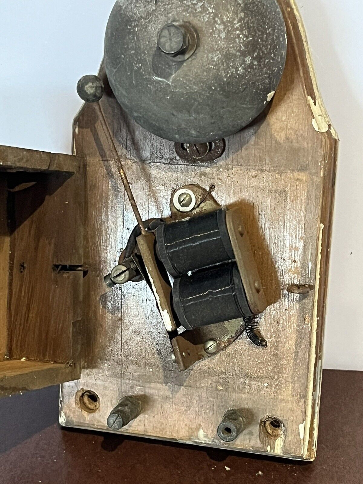 Small Victorian Servants Single Bell Box