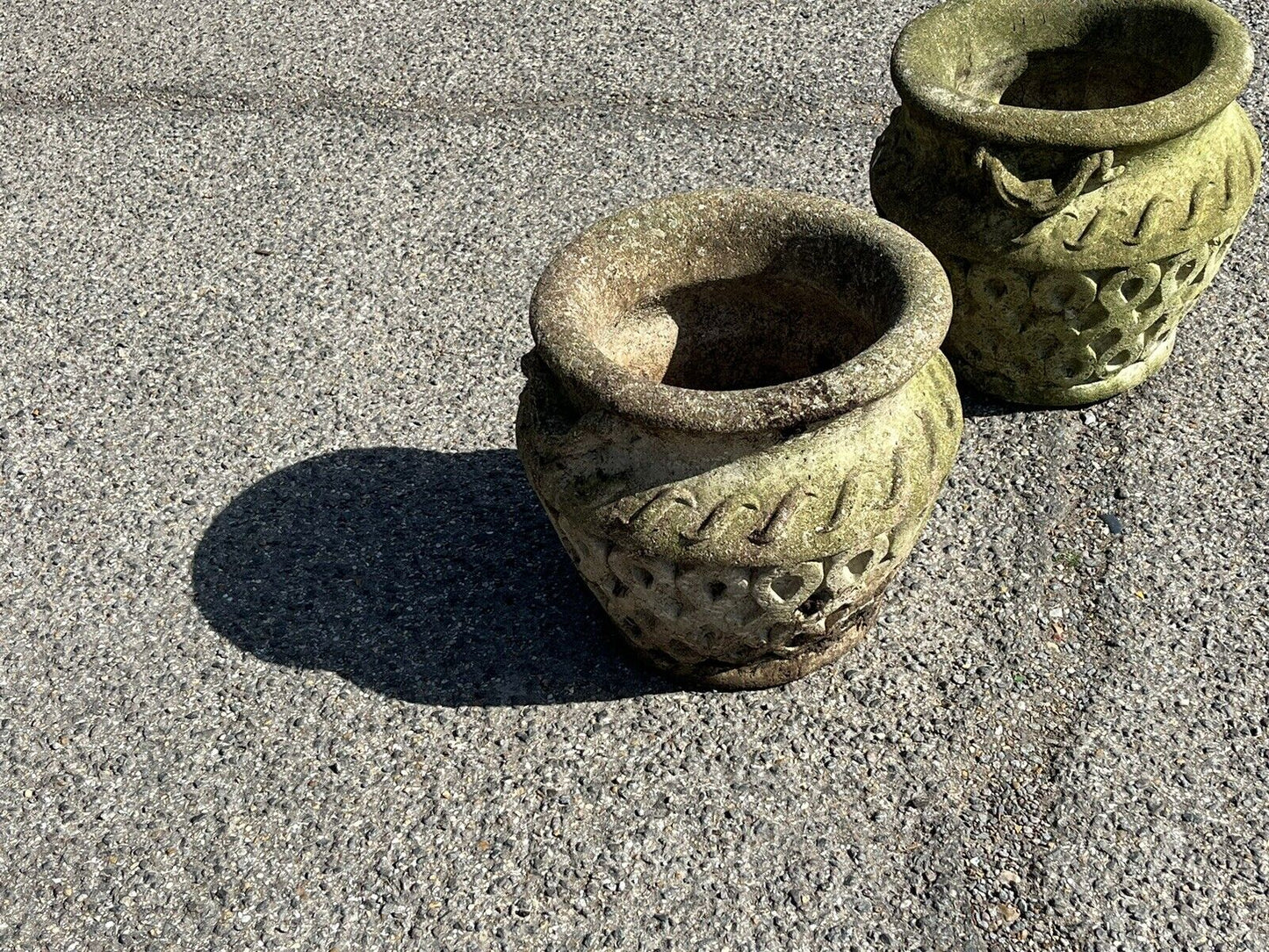 Pair Of Planters, Urns, Plant Pots