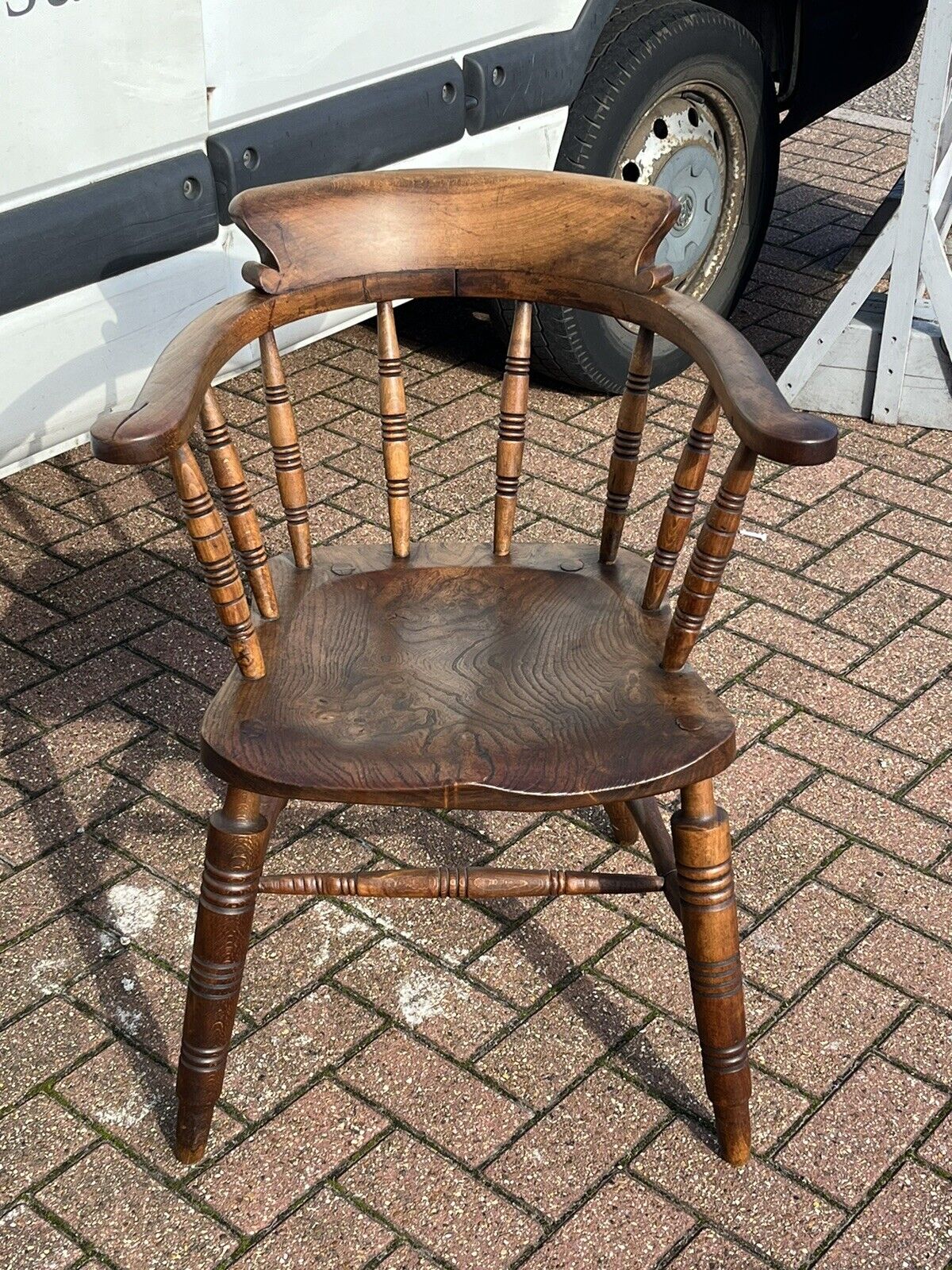 King George V Estate Chair. Full Stamps, Probably From A Government Building