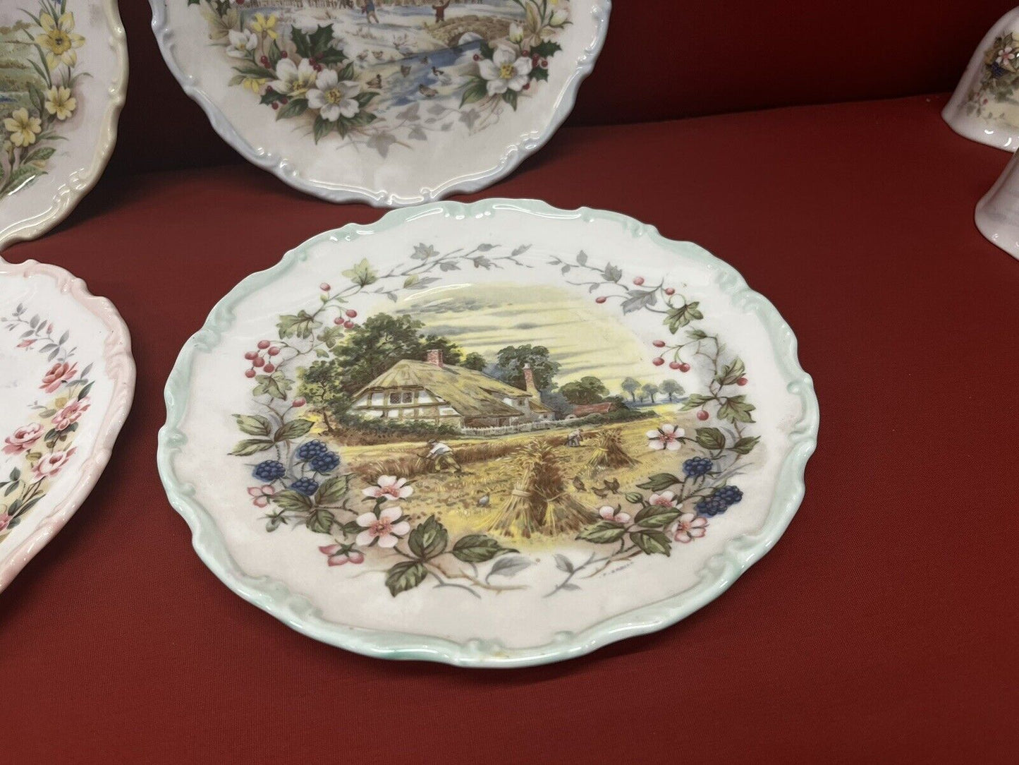 Royal Albert Cottage Garden Year Series. Spring, Summer , Autumn & Winter