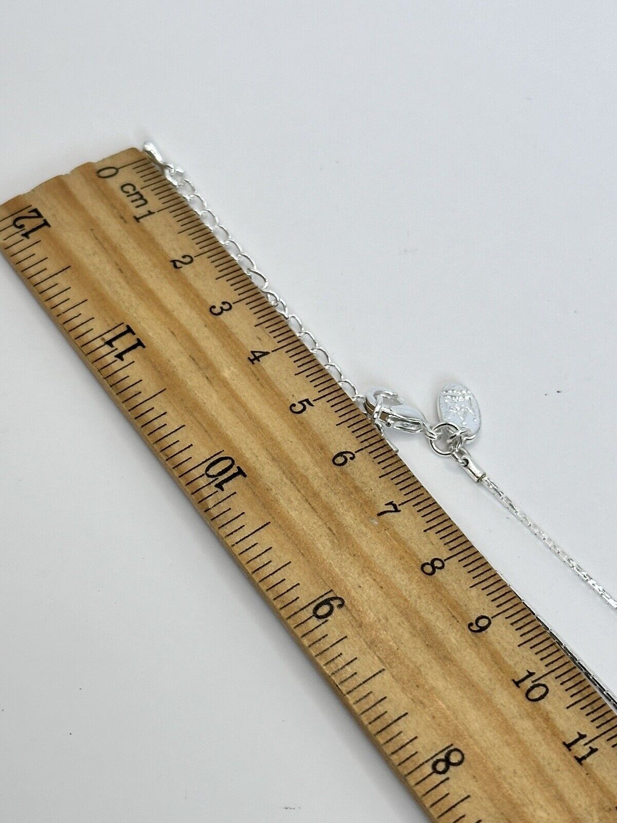 Vintage 1980s Rhodium Plated Multicoloured Diamanté Pendant Necklace