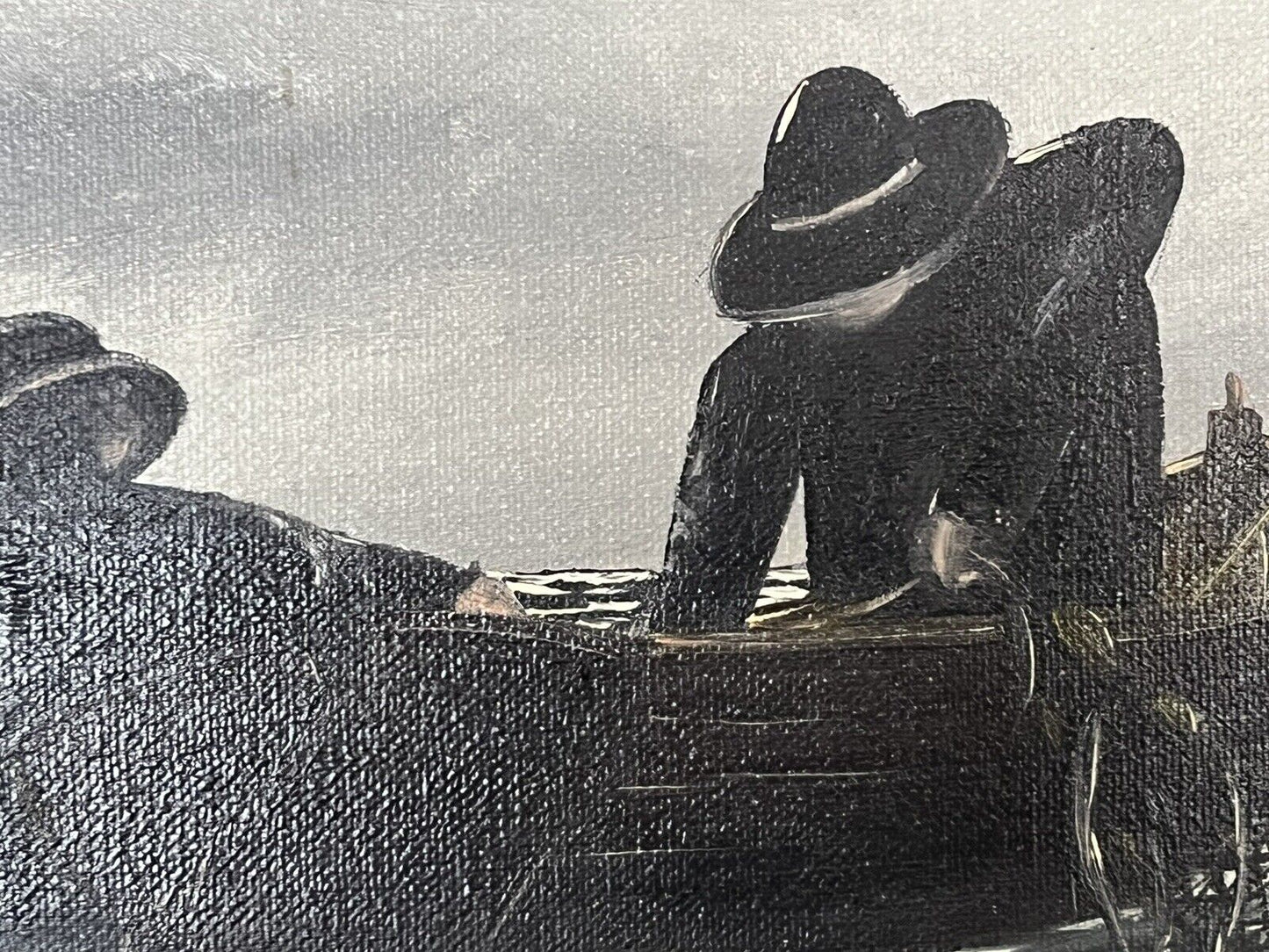 Maritime Painting , Signed Oil On Canvas :- Morley Wescomb