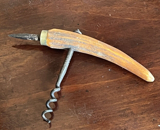 Antique Boars Tooth/Tusk Corkscrew