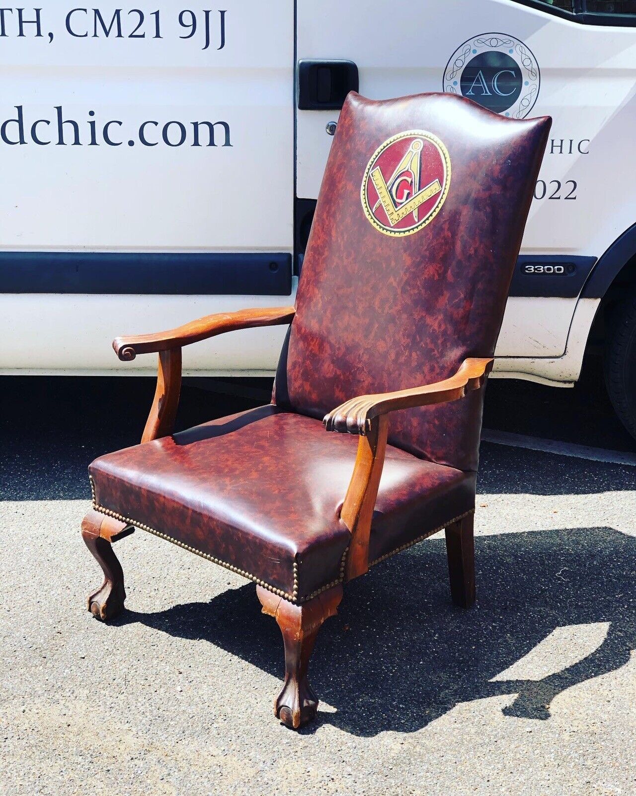 Masonic Lodge Armchair