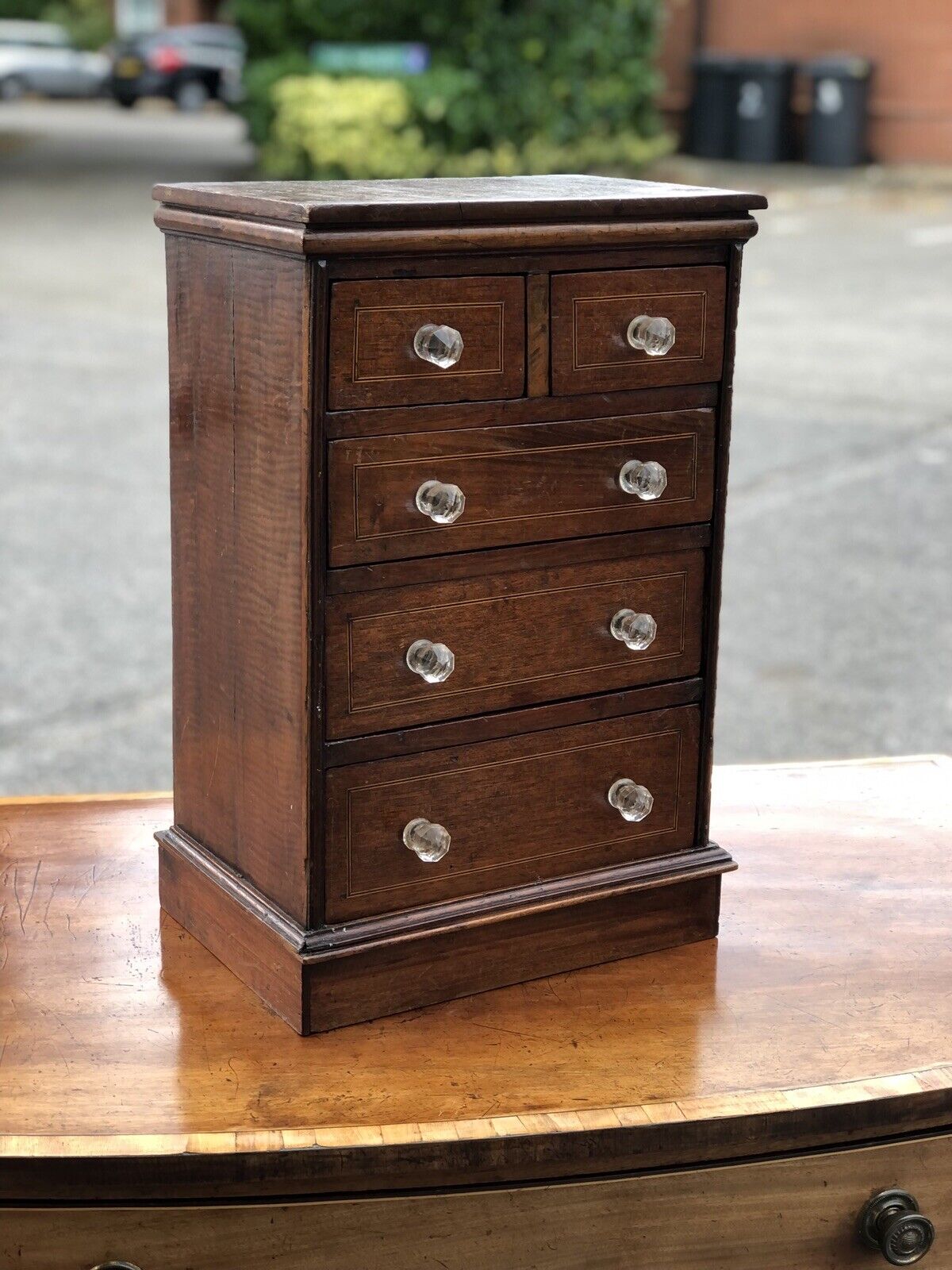 Victorian set Of table top drawers. Make Great Jewellery Box