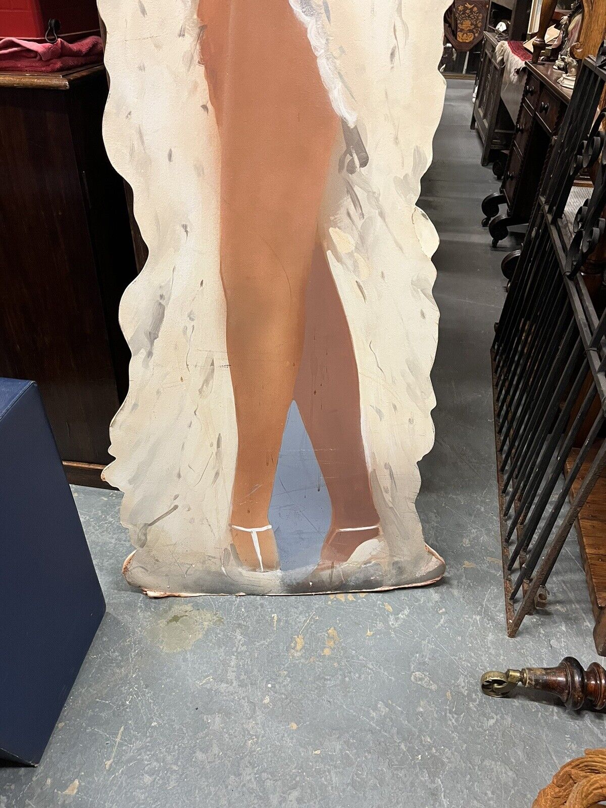 Burlesque Stage Prop. HUGE Hand Painted 8 Feet Tall.