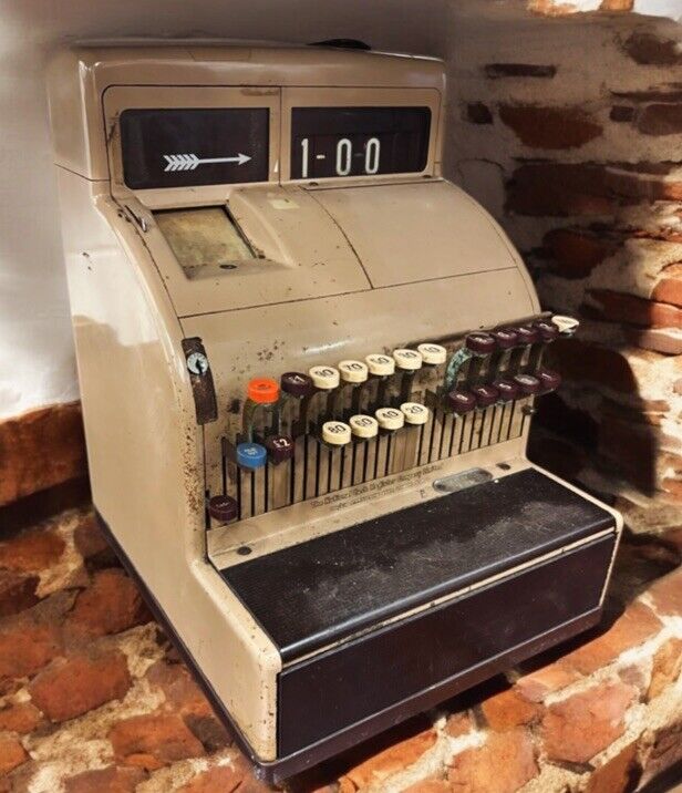 Antique National Cash Register Till