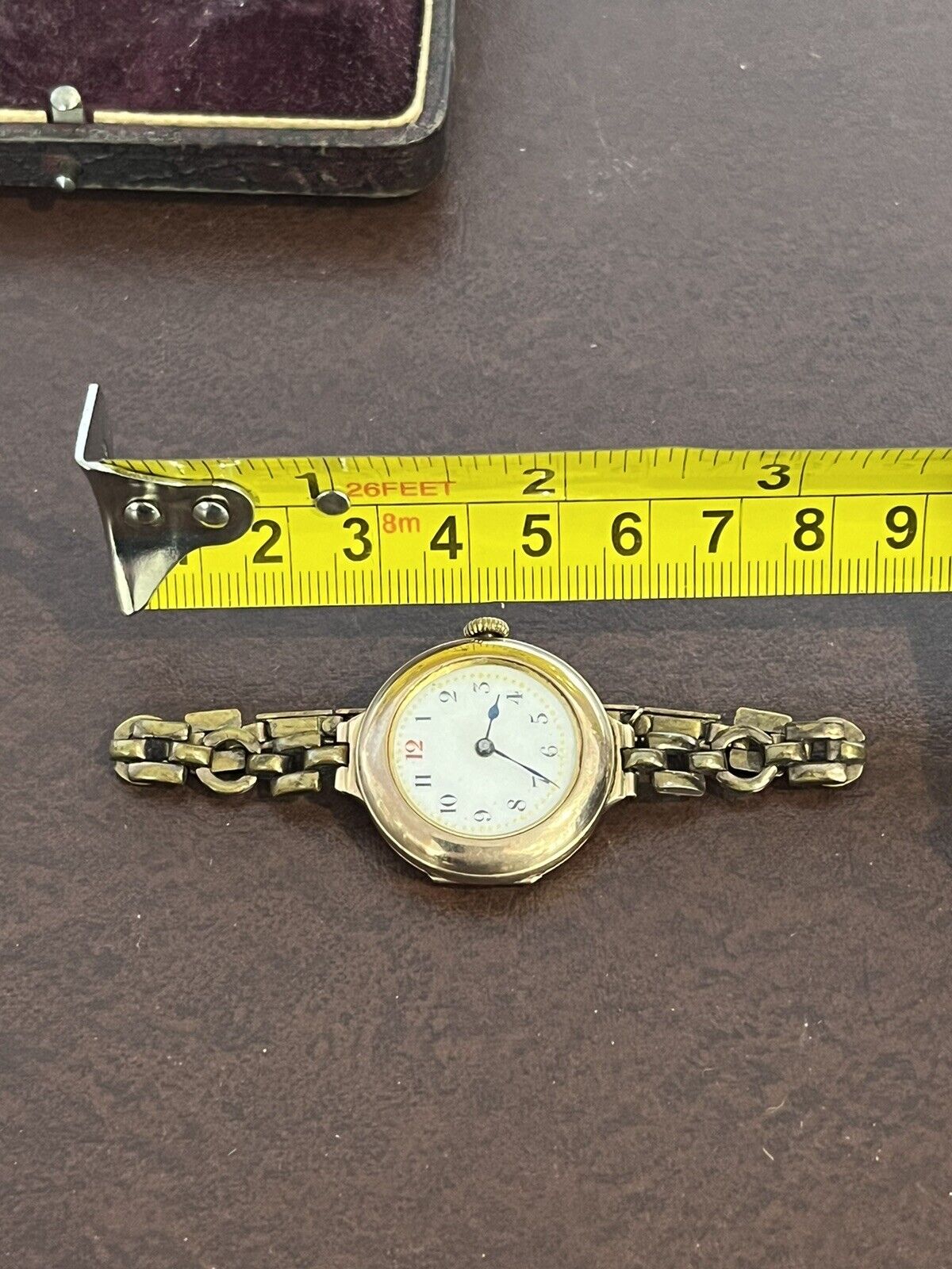 Gold Watch In Box