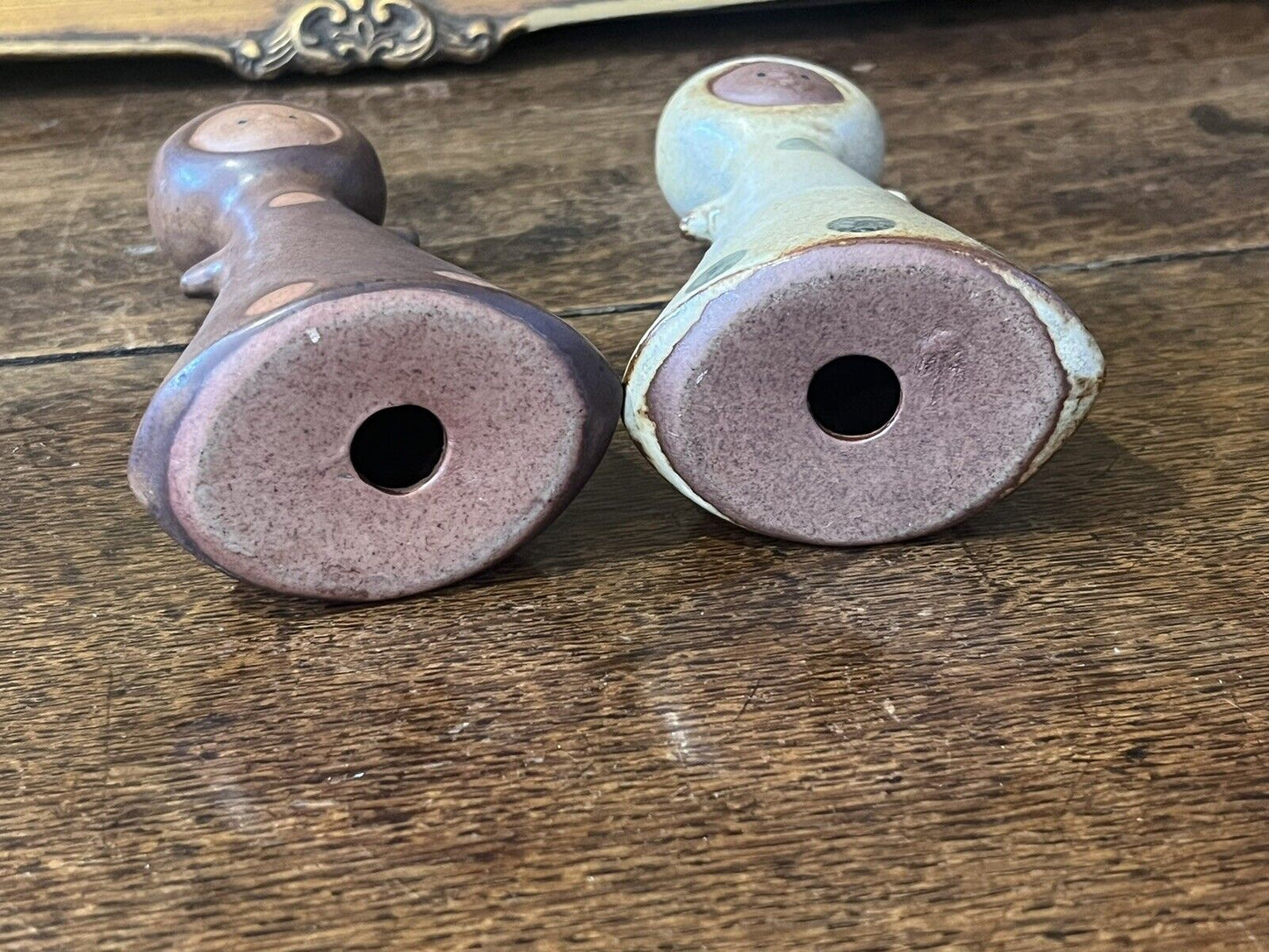 Mid Century Pair Candlesticks