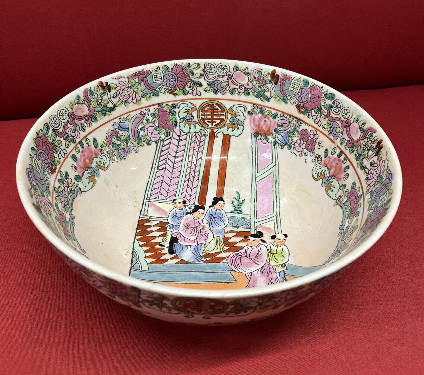 Canton Famille Rose Bowl