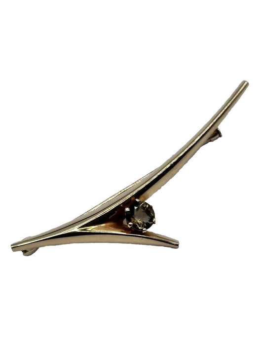 Vintage 14ct Gold 585 Finland Modernist Brooch