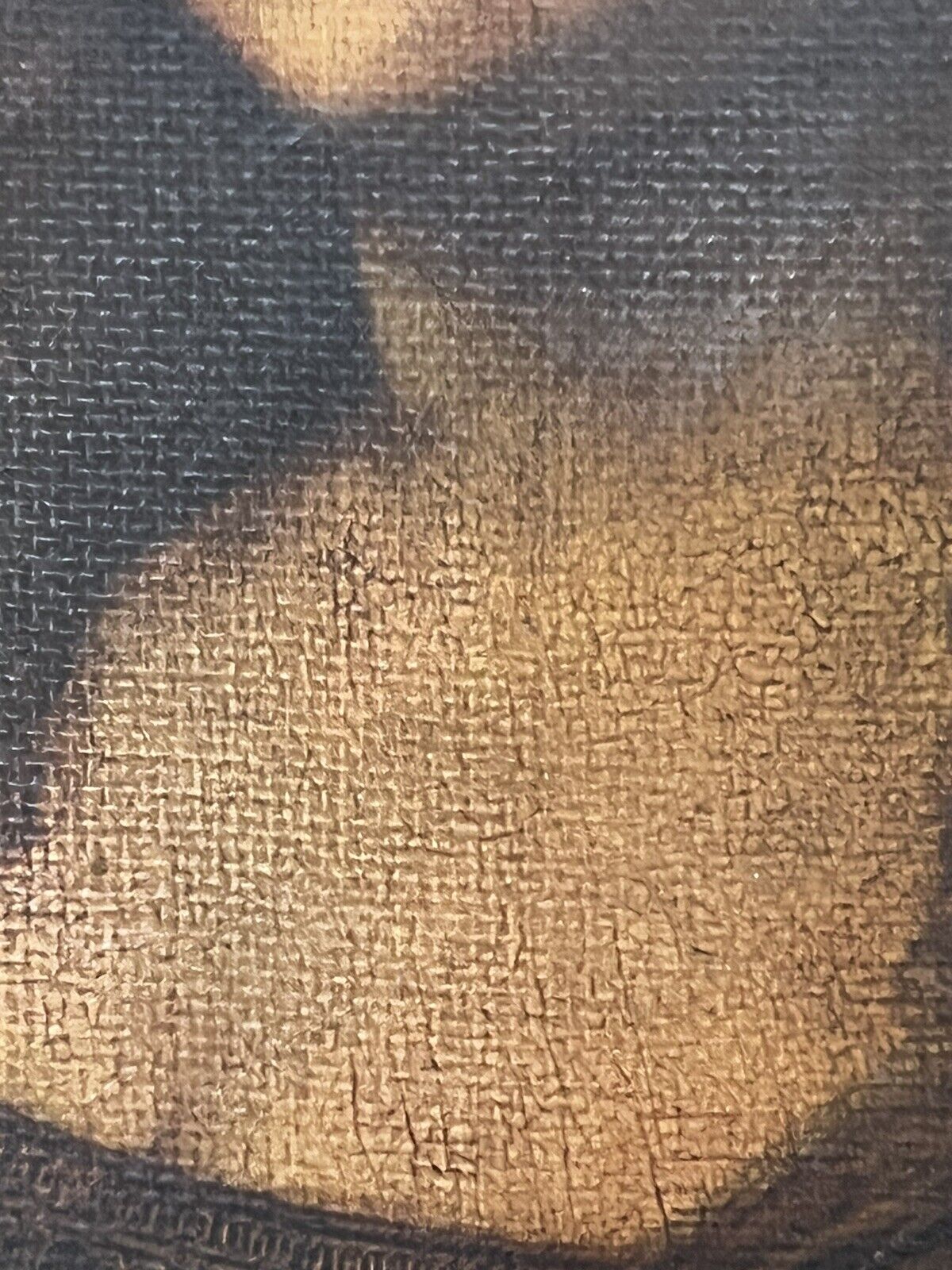 Mid Century Framed Mona Lisa Print