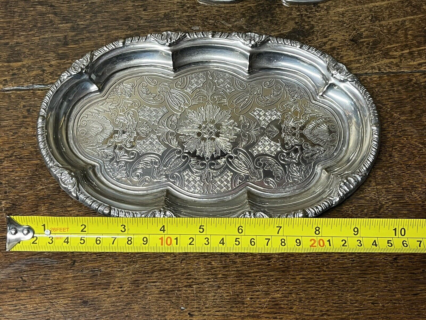 Silver Plate Condiment Set. In Original Box