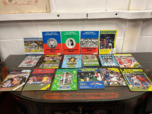 Tottenham Hotspur Testimonial & Away Programmes