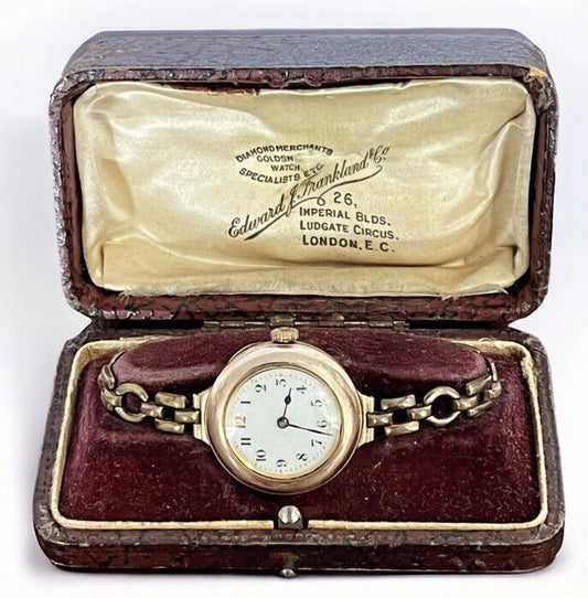 Gold Watch In Box