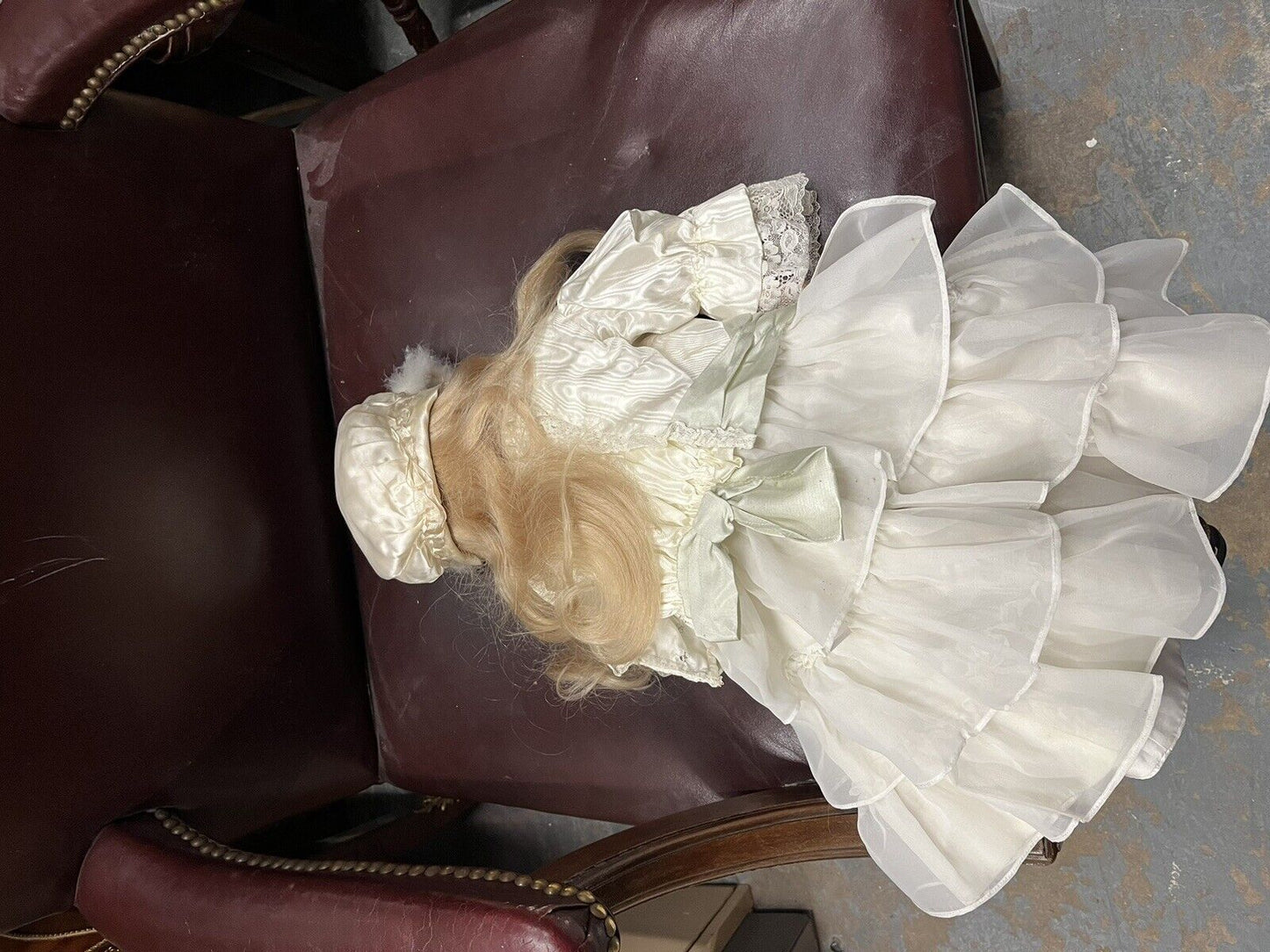 German Bisque headed doll composition body and with impressed Marks To Head