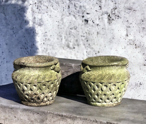 Pair Of Planters, Urns, Plant Pots