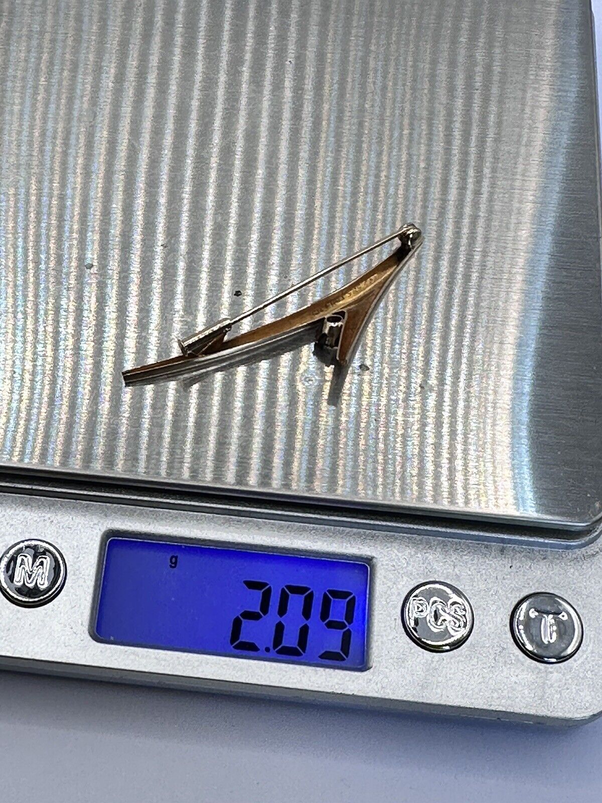 Vintage 14ct Gold 585 Finland Modernist Brooch